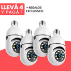 Llévate 4 y Pagá 1: Cámara de Seguridad 360° HD con Visión Nocturna + Cerradura Eléctrica